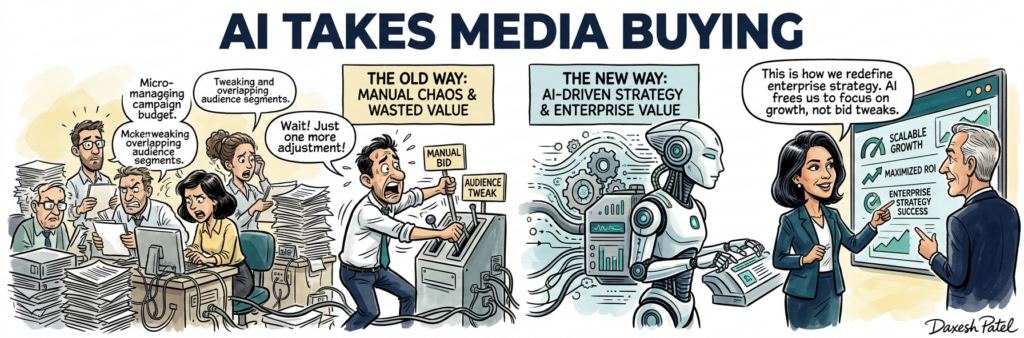 When AI Takes Over Media Buying: How I Redefine Enterprise Strategy for CMOs